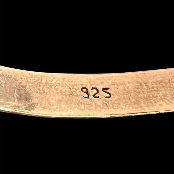 Sterling 925 Turquoise And Coral Bracelet - Picture 4 of 4